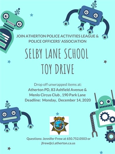 Atherton PD Toy Drive 