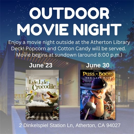 movie night poster with lyle lyle crocodile and puss in boots images