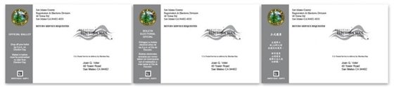 Vote by Mail Envelope 