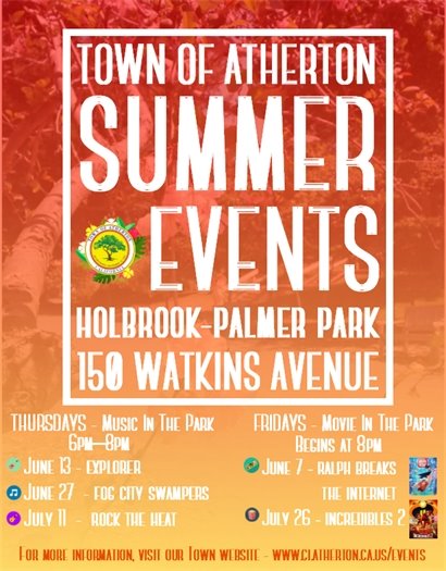 Town of Atherton Annual Events