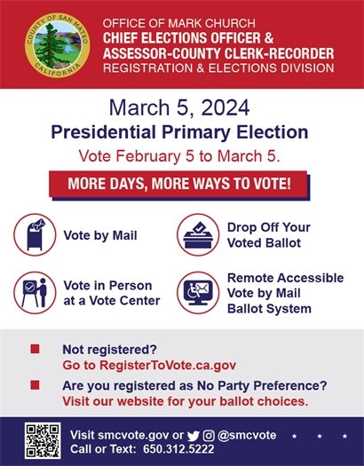 Flyer from Elections