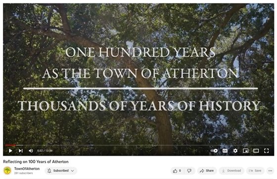 screenshot of youtube slide