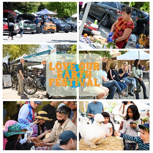 love our earth festival photo collage