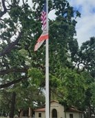 flag outside of Town Center