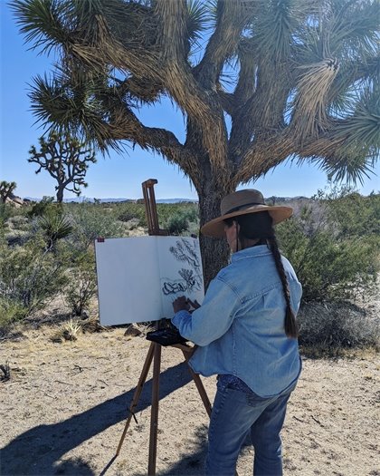 Photo of Patricia Larenas in Joshua Tree National Park